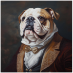 FSC2387 Printed Panel English Bulldog