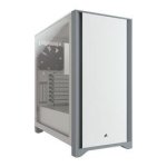 Corsair White 4000D Mid-tower Windowed PC Case White