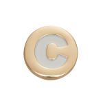 Goldair Gold Letter C Jibbitz - Multi Osfa