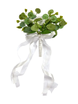 Artificial Eucalyptus And Rose Bunch - None Roses