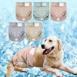 Wegreeco Cooling Dog Diapers Female Reusable Dog Cooling Diapers High Absorbent Puppy Doggie Panties For Heat Excitable Urinatio