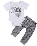 Easter Greetings Romper And Pants