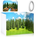 Trandraft 1 Pcs Diorama Kit Habitat Project Supplies With Double Sided Tapes Diorama Box For Display Dollhouse Room 11.8 X 8.7 X