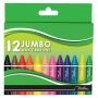 Treeline Jumbo Wax Crayons 12 Piece