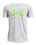 Boys' Ua Sportstyle Logo Short Sleeve - Halo Gray / Ymd