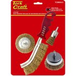 Tork Craft Wire Brush Set 4PC With Hand Brush