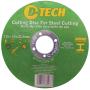 Cutting Disc Industrial Metal 115 X 1.0 X 22.2 Mm 600PC - DTCD115S-600