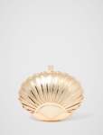 Lizzie Shell Hardcase Clutch - 0 Gold