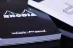 Rhodia Black Head Stapled Dot Pad N19