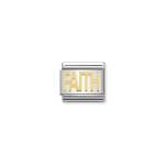 Composable Classic Writings 18K Gold Faith Link