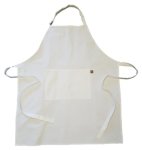 - 100% Cotton Apron - White