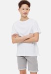 Denim Shorts Slim Fit - Grey