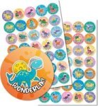 Reward Stickers Afrikaans Dinosaurs