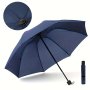 Thick Windproof Umbrella Manual Sun Umbrella Sunshade Umbrella Three Fold Umbrella