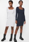 2-PACK Square Dress - Navy & Grey