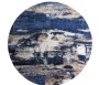 Bk Carpets & Rugs Modern Abstract Round Rug Blue Beige & Light Beige - 2.8M X 2.8M