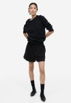Sweatshirt Shorts - Black