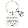 No Matter Where You Are I Love You Keychain Anniversary Birthday Gift Key Chain Rings For Him Her Couple Boyfriend Girlfriend Wife Husband