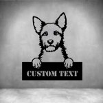 Australian Terriers With Custom Text - 450MM Rust Coat