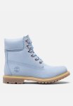 Timberland Premium 6 Inch Lace Up Waterproof Boot - Light Blue Nubuck