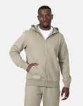 Essential Mens Track Jacket In Taupe - Taupe 2XL