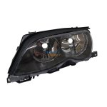 Bmw E46 3 Series Headlight Electric Black Left 01-04