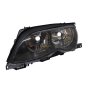 Bmw E46 3 Series Headlight Electric Black Left 01-04