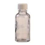 30ML Clear Glass Aromatherapy Bottle With Screw Cap - White 18 410