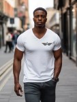 Commando Tee - Militaire Series - White - Xlarge Left Aligned