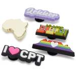 I Heart Cpt Mix 5 Pack Jibbitz - Multi Osfa
