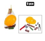 Boys Playset Construction Helmet&tools