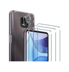 Moto G Power 2021 Premium Tempered Glass Screen And Camera Lens Protector 5PK