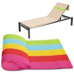 Guirnd 5 Pack Towel Bands Towel Clips For Beach Chairs Elastic Windproof Towel Hold For Beach Chairs Pool Chairs & Cruise Ship -