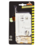 Pro-series 4 Lever Lock Door Brass