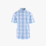 Mens Morris Short Sleeve Shirt Blue - 10XL