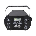 Focuslights 3-IN-1 Rgb Party Dj Disco Light: Strobe Projector