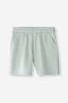 Girl Fleece Shorts - 10 Aqua