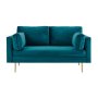 Paige 2 Seater Sofa Teal