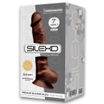 Silexpan Dildo 7 Inch - Brown