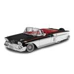 1:24 1958 Chevy Impala Get Low Black & White