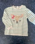CAT H&m Green And Grey Sequin Sweater 2 3Y