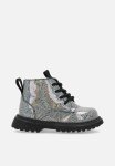 PoP Candy Mettalic Boots - Silver & Black