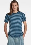 G-star Raw Stripe Slim T - Nitro & Ash Blue Stripe