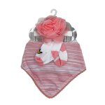 Every Baby Bandana Bib Headbands And Sock Set