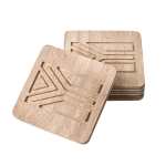 South African Flag Coaster - Set Of Four