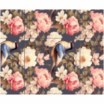 Printed Runner Chinoiserie Birds