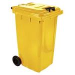 Wheelie Bin 240L Yellow- Non Sabs
