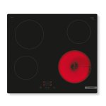 Bosch – Serie 4 Electric Hob 60 Cm Black Surface Mount Without Frame PKE611BA2E