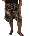 Ladies Animal Print Rayon Shorts - 60 Animal