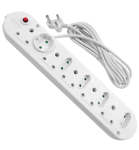 MicroWorld 10 Way + 5M Cord Multiplug